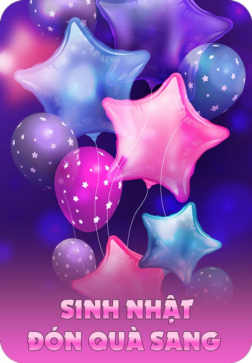 Sinh nhật đón quà sang