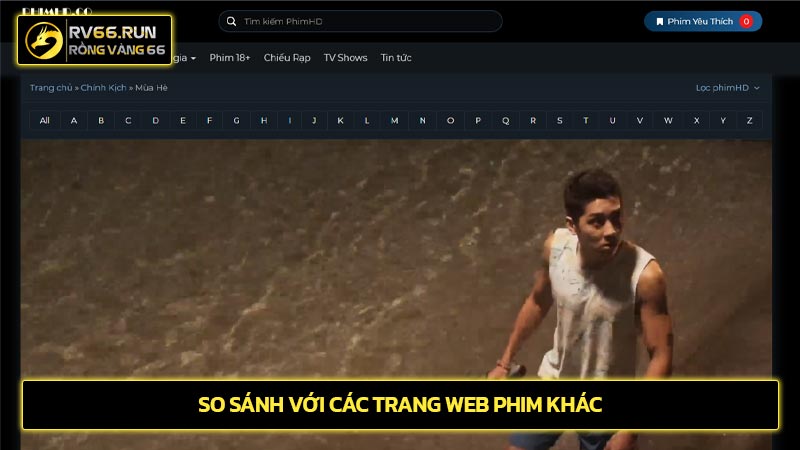 So sánh với các trang web phim khác